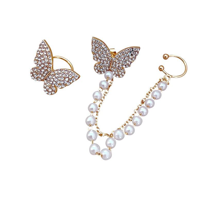 Fashion Butterfly Tassel Drop Earrings For Women Vintage Jewelry Modern Party Wedding Bridal Accessories Trendy Dangle Earrings