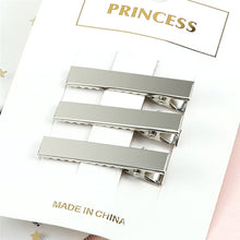 Load image into Gallery viewer, 50Pcs/Lot Golden Silver Color Hair Clips High Quality Metal Barrettes DIY Hairpins Hair Accessories For Women Girls Hair Tools