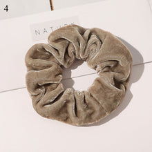 Load image into Gallery viewer, Winter Shiny Velvet Scrunchies Candy Color Soft Girls Hair Rope Hair Accessories Rubber Band Elastic Hair Bands Ponytail Holder