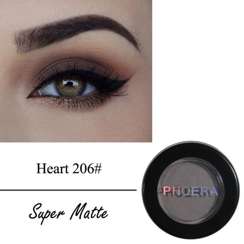 PHOERA 12 Colors Powder Eyeshadow Matte Eye Shadow Pigment Beauty Eyes Makeup Long-lasting Beauty Eye Cosmetics Maquillagem