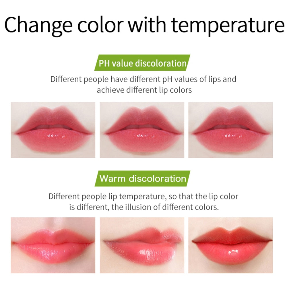 VIBELY New Mood Changing Lip Balm 7 Color Color Natural Aloe Vera Lipstick Long Lasting Moisturizing Makeup Cosmetics for Women