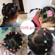 Load image into Gallery viewer, New 100pcs/lot Hair bands Girl Candy Color Elastic Rubber Band Hair band Child Baby Headband Scrunchie Hair Accessories for hair
