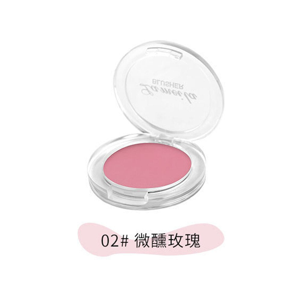New 6 Colors Blush Makeup Palette Mineral Powder Red Rouge Lasting Natural Cheek Tint Brown Peach Pink Blush Cosmetic