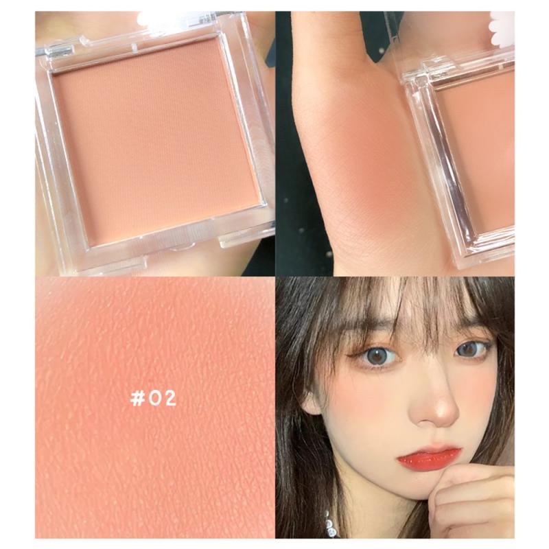 6 Colors Peach Red Rouge Blush Palette Mashed Long Lasting Cheek Blusher Cream Power Tint Cosmetic Face Makeup Contouring TSLM2