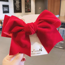 Load image into Gallery viewer, Vintage Big Large Velvet Bow Hairpins Barrettes For Women Girls Wedding Long Ribbon Korean Hair Clip Hairgrip Hair Accessories