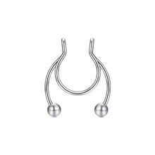 Load image into Gallery viewer, 2022 Fake Piercing Nose Ring Alloy Nose Piercing Hoop Septum Rings For Women Fashion Body Jewelry Gifts Magnetic Fake Piercing