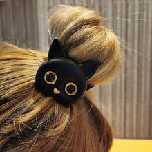 Load image into Gallery viewer, New Ins Style Cartoon Cat Hair Tie Korean Cute Super Fairy Sweet Head Rope Rubber Band Elastic Hair Bands Girls Hair Accessories