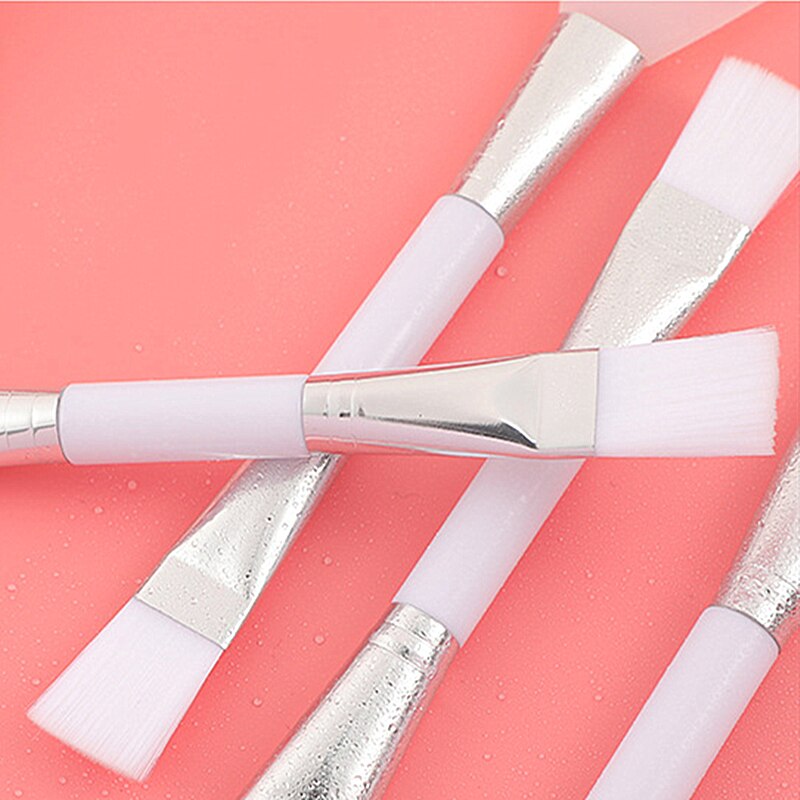 ZZDOG 1Pcs Cosmetic Beauty Tool Skin-Care Concealer Makeup Brushes Silica Gel Wool Fiber Blending Double-Ended Facial Mask Brush