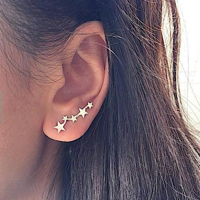 2022 New Crystal Flower Drop Earrings for Women Fashion Jewelry Gold colour Rhinestones Earrings Gift for Party Best Friend