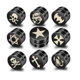 1PC Punk Mens Strong Magnet Magnetic Health Care Ear Stud Non Piercing Earrings Fake Earrings Gift for Boyfriend Lover Jewelry