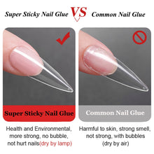 Load image into Gallery viewer, Fast Dry Nail Glue False Nail Tips Gel Polish Fake Nails Extension Adhesive Super UV Glue Acrylic Nail Art Tools Manicure TR1866
