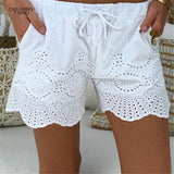 Sexy Pants Fashion Women Lace Plus Size Rope Shorts Summer Women Shorts Lace Shorts Women Short Pants Sweet Cute Lace Shorts