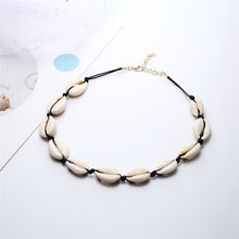 Load image into Gallery viewer, Hot Conch Seashell Necklace Women Jewelry Summer Beach Shell Choker Bohemian Rope Cowrie Beaded Necklaces Handmade Collar Female