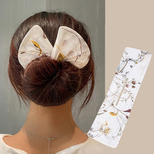Load image into Gallery viewer, AMORCOME1PC Deft Bun Hair Band Women Hair Styling Colorful Plant Pattern Hair Bun Maker Ponytail Holder Hair Accessories 2022