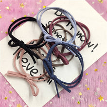 Load image into Gallery viewer, 12PCS/LOT Simple Tie Knot Colors Elastic Hair Bands For Girls Bohemian Headband Scrunchy Korean Kids Hair Accessories For Women