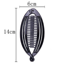 Load image into Gallery viewer, 1Pc Fish Shape Hair Claw Clips Large Size Hair Barrette Pins Banana Hairpins For Women Girls Hair Styling Tools Accessories