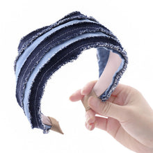 Load image into Gallery viewer, PROLY New Fashion Women Hair Accessories Soft Denim Headband For Adult Vintage Individuality Headwear Hairband Wholesale