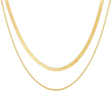 Load image into Gallery viewer, IPARAM Thick Chain Toggle Clasp Gold Necklaces Mixed Linked Circle Necklaces for Women Minimalist Choker Necklace Hot Jewelry