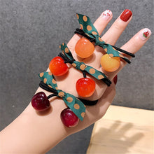 Load image into Gallery viewer, 1Set 2022 New Fashion Korean Women Hair Ropes Big Crystal Pearl Elastic Rubber Band for Girl Fashion Hair Accessories Hair Ties
