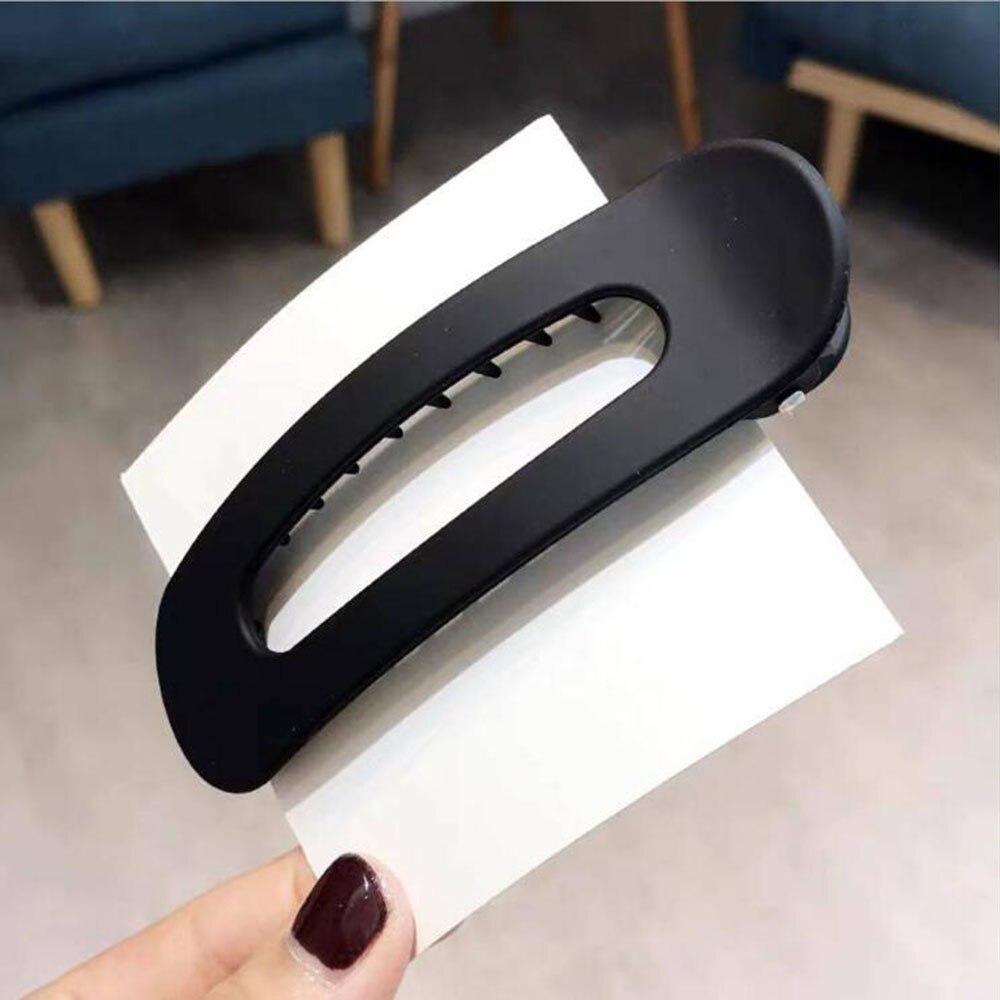 1PC Frosted Hair Clip Large Duckbill Clip Korean Side Clip Back Head Hair Big Clip Bangs Barrette Hair Styling Tools Accessories