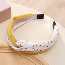 Load image into Gallery viewer, Fashion Cherry blossoms Flower Knotted Headband Women HairBand Cute little flowers Hair Hoop girls Hair Accessories FG102