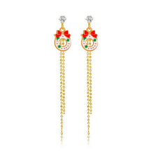 Load image into Gallery viewer, New Trendy Statement Christmas Tree Earrings For Women Santa Claus Snowman Drop Earrings Jewelry Girls Christmas Gifts Wholesale