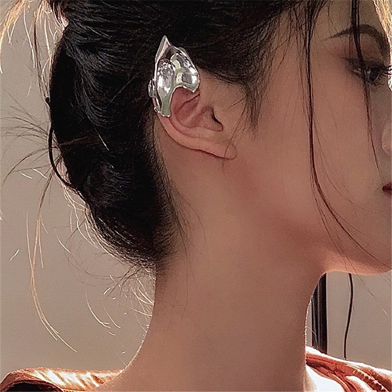 Fashion Delicate Zircon Cute Clip Earrings Female Buckle EarCuff No Piercings Fake Cartilage Ear For Women Jewelry 2022
