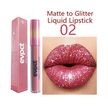 Load image into Gallery viewer, 15 Colors Matte Glitter Lip Gloss Diamond Shimmer Nude Makeup Liquid Lipsticks Waterproof Long Lasting Lip Tint Shiny Cosmetics