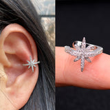 1Pcs Earcuff Leaf Stars Clip Earrings Fake Piercing Ear Cuff Clip-on Earrings Without Hole Clips On Ears Earring Star Cartilage