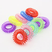 Load image into Gallery viewer, 10 Pcs Rubber Hair Bands for Women Hair Accessories Girl Phone Cord Spiral Hair Ties Gum Cute Elastic Black Hair Rings Band 2022