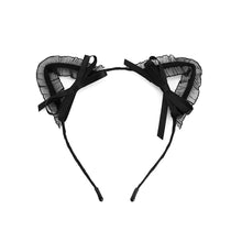 Load image into Gallery viewer, Lace Cat Ears Headband Women Girls Hair Hoop Party Decoration Sexy Lovely Cosplay Halloween Costume Hair Accessories
