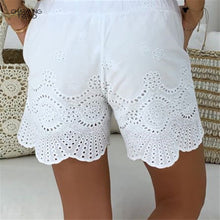 Load image into Gallery viewer, Sexy Pants Fashion Women Lace Plus Size Rope Shorts Summer Women Shorts Lace Shorts Women Short Pants Sweet Cute Lace Shorts