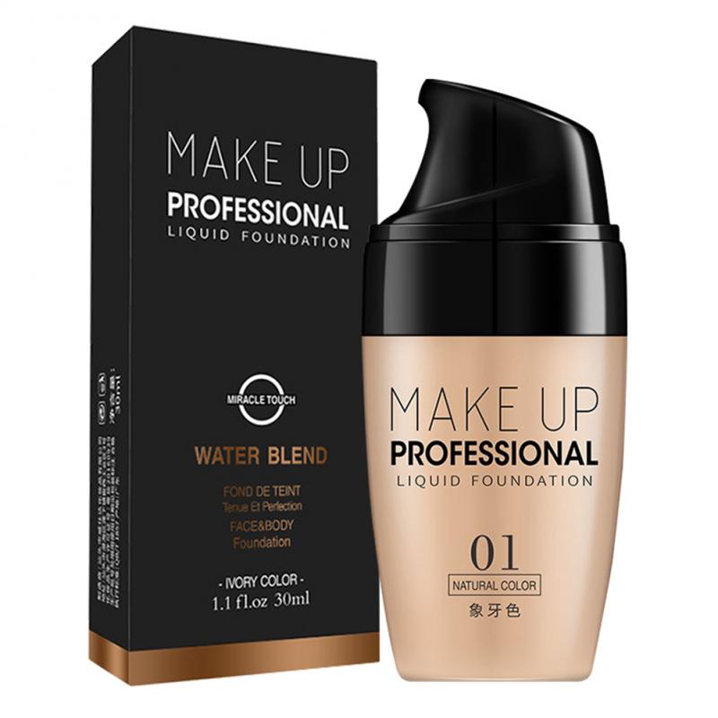 Face Foundation Cream Waterproof Long-lasting Concealer Oil Liquid Professional Makeup Matte Base Make Up Cosmetics Maquiagem