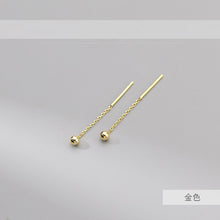Load image into Gallery viewer, Long Tassel Butterfly Drop Earrings Silver Color 2022 Fashion Hanging Women Earrings Summer Jewelry Girls Party Gift
