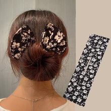 Load image into Gallery viewer, AMORCOME1PC Deft Bun Hair Band Women Hair Styling Colorful Plant Pattern Hair Bun Maker Ponytail Holder Hair Accessories 2022