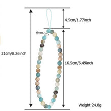 Load image into Gallery viewer, 2022 Newest Mobile Phone Case Telephone Jewelry Natural Stone Beaded Phone Chain Anti Lost Phone Strap Charm Cell Phone Lanyard