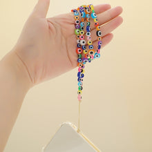 Load image into Gallery viewer, 2022 Female Bohemian Acrylic Candy Color Eye Beads Long Mobile Phone Lanyard for Women Girls Handmade Jewelry Gifts