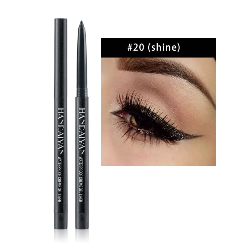 20 Colors Eyeliner Pen Long Lasting No Smudging Quick Drying Eye Liner Gel Pen No Blooming Eyeliner Beauty Makeup Cosmetics Tool