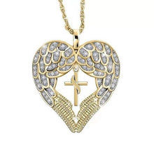 Load image into Gallery viewer, Jesus Christ Cross Pendant Necklaces Alloy Bead Long Chain Mens Women Virgin Mary Christian Fashion Jewelry Rosary Necklace