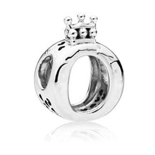 Load image into Gallery viewer, New Silver Color Feather Crown Safety Chain Owl Love Beads Tower Pendant Fit Pandora Charms Bracelets DIY Women Original Jewelry