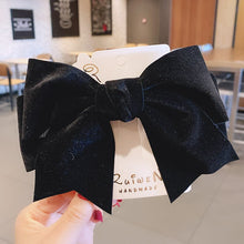 Load image into Gallery viewer, Vintage Big Large Velvet Bow Hairpins Barrettes For Women Girls Wedding Long Ribbon Korean Hair Clip Hairgrip Hair Accessories