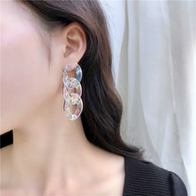 Load image into Gallery viewer, Trendy Fashion Jewelry Chains Drop Earrings For Women Korean Big Exaggeration Summer Dangle Earring Party Jewelry Gifts 2022 New