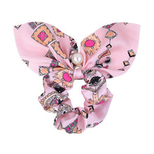 Load image into Gallery viewer, New Chiffon Bowknot Silk Hair Scrunchies Women Pearl Ponytail Holder Hair Ties Hair Rope Rubber Bands Headwear Hair Accessories