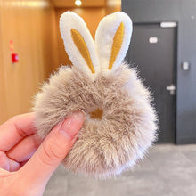 Load image into Gallery viewer, 20CM*13CM Novelty Cute Beer Rabbit Elastic Hair Band For Girl Woman Rope Ponytail Holder Fashion Hair Accessories 2022 New