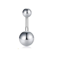 Load image into Gallery viewer, JUNLOWPY Wholesales 100pcs Silver 10/12/14mm Belly  Button Rings Body Piercing  Navel Piercing 14g 10mm