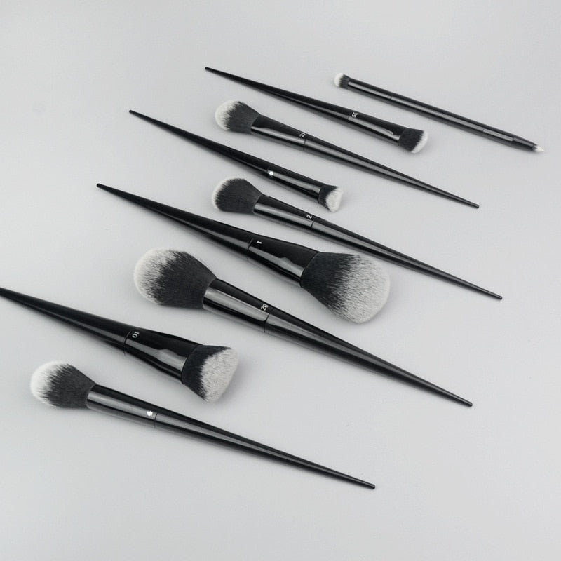 Powder Foundation Brush Blusher Concealer Bronzer Highlighter Sculpting Brush Light Dark Smoky Liner Eye Makeup Brushes Tools k1