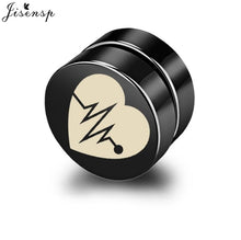 Load image into Gallery viewer, 2022 Fake Piercing Mens Strong Magnet Magnetic Round Ear Studs Non Piercing Earrings for Women Body Jewelry Accessories