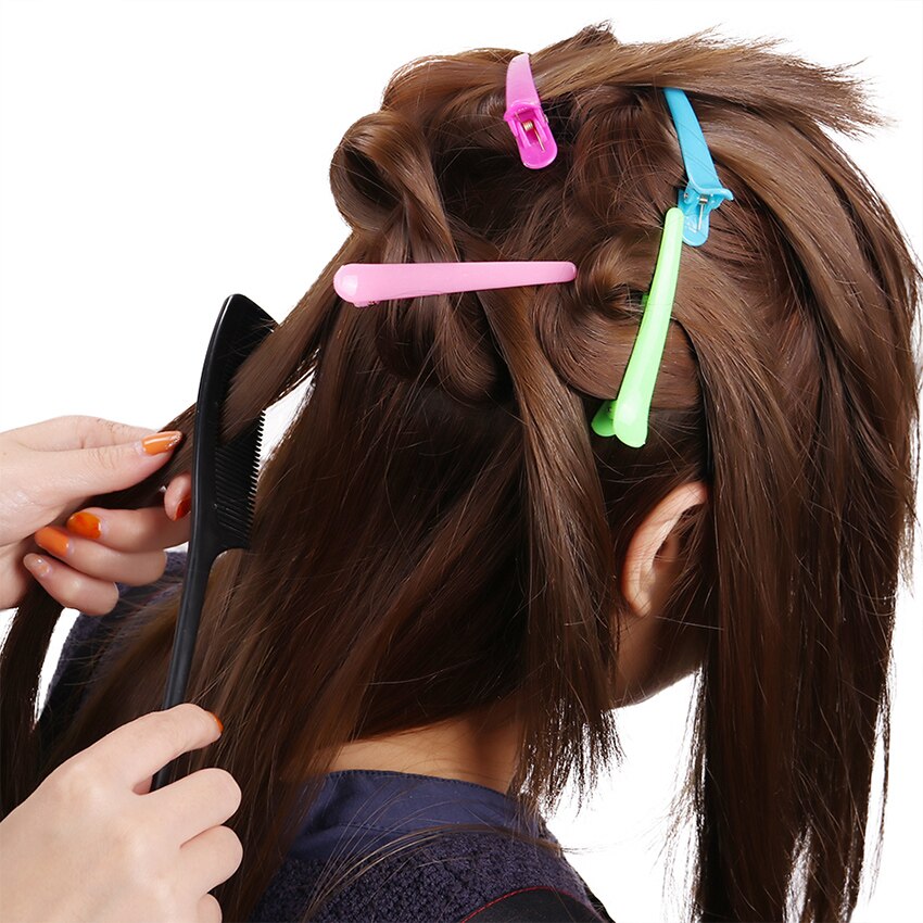 10PCS/lot Multicolor Professional Styling Duckbill Hair Clip Hairdressing Salon Hairpins Hair Pins Accessories Headwear Barrette