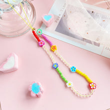 Load image into Gallery viewer, 1Pc New Chain For Phone Mobile Strap Hand Made Charm Butterfly Women Cellphone Jewelry Beads Anti-Lost Lanyard Phone Accessories
