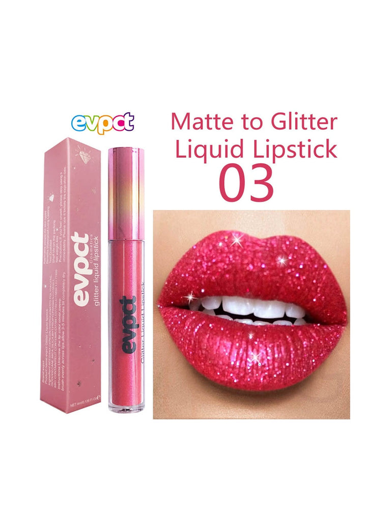 15 Colors Matte Glitter Lip Gloss Diamond Shimmer Nude Makeup Liquid Lipsticks Waterproof Long Lasting Lip Tint Shiny Cosmetics